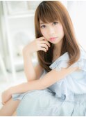 大人かわいい♪斜めバング小顔ロングレイヤーc5越谷20代30代40代