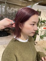 ノーム(norm)&nbsp;ピンク/ラベンダーピンク/ピンクブラウン/ボブ/切りっぱなしボブ