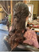 ゆる可愛いハーフアップ☆
