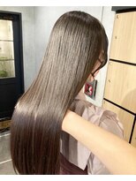 ジュエルボックス 西梅田店(jewelbox) 透明感 カーキーグレージュ