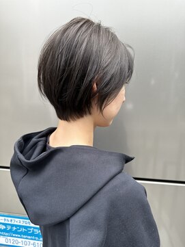 グランドライン(GRAND LINE) GRANDLINE 千崎聖太　暗髪さわやか丸みショート　グレーベージュ