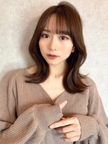 ルームバイシー 新宿(Loom. by Sea)&nbsp;グレージュカラー/韓国風前髪/シルキーベージュ/斜めバング