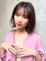 オーブ ヘアー ベル 中野店(AUBE HAIR bell) ラフな結べるボブ/20代30代40代/小顔/似合わせ