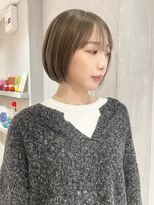 ヨーク(YOKE)&nbsp;【 YOKE 】ミニボブぱっつんグレージュ透明感