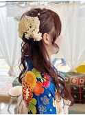 卒業式ヘアセット