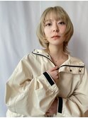 透明感ハイトーン×ウルフボブ【本多身和子】