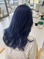 コト 福井大和田店(coto)&nbsp;ブルーカラー　シアーブルー　ハイトーンカラー　福井美容室