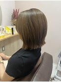 切りっぱなしボブ
