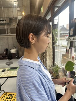 ハッチ(HAc8chi)の写真/20時まで営業&小倉駅近くだからお仕事帰りもOK☆カットが得意なサロンで360度可愛いショート・ボブに♪