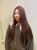 ローレンジウ(LOREN JU)&nbsp;透明感髪質改善ベージュダブルカラーミルクティーグレージュ