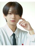 シースルー　ニュアンス　ラウンドマッシュ　韓国ヘア　韓流