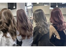 艶感たっぷり透明感カラー