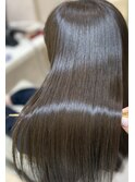 オリーブグレージュカラー×美髪ヘアエステ