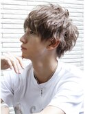 メンズショートヘアパーマカラー