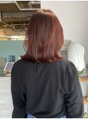 ミディアムレイヤー×オレンジブラウン