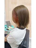 チェレ アズーリ 狭山店(Chere azuri)&nbsp;インナーカラー・デザインカラー・外はねボブ・ピンクヘア