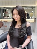  イメチェンヘアスタイル/レイヤーカット/縮毛矯正/美髪矯正