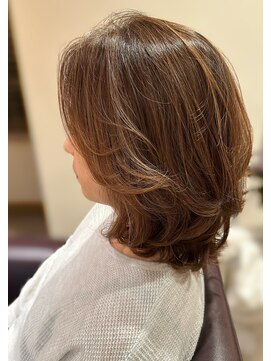 ユウヘアー 石川橋店(U Hair) ナチュラル白髪ぼかしハイライト