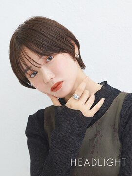 グラ デザイン アンド ヘアー 四条烏丸店(GRAS DESIGN & HAIR by HEADLIGHT) マッシュショート小顔オリーブグレーブラウンココアベージュ黒髪