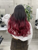 リノート バイ エゴル 名古屋(LINOET by ENGOL)&nbsp;【手島カミラ】レッド系グラデーション