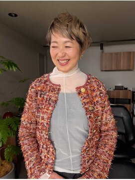 【軽やか×上品】大人のハイライトショート/茅ヶ崎