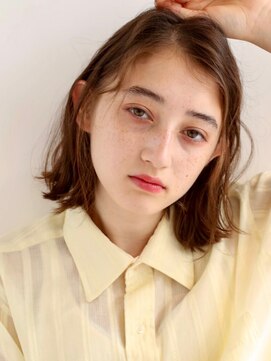 アンドレイ 表参道(andrey) 着物ヘア/ダークアッシュ/ミディアムレイヤーカット/表参道