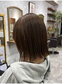 切りっぱなしボブ