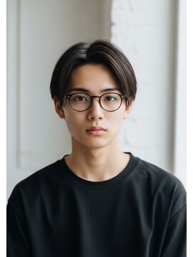 デバイス バイ フレイムス 越谷(DEVICE by Frames) メンズカット/爽やかに動くフェザーパーマ/センターパート/越谷