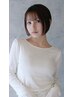 【鈴木彩女指名/平日限定】ウルフカットorショートカット＋艶カラー＋TR