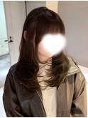 グレージュカラー/レイヤーカット