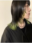 レイヤーカットデザインカラー裾カラーグラデーションカラー