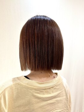 ココカラヘアー ニコ(cococara hair nico) 切りっぱなしボブ/トリートメント/ボブ/縮毛矯正