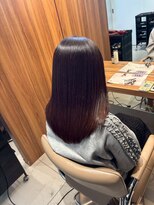 ガリカ 博多(Gallica) <ゲスト>縮毛矯正でストレートロング、ナチュラルなツヤ髪