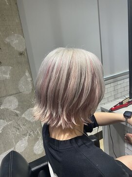 エース(ACE) white × pink design