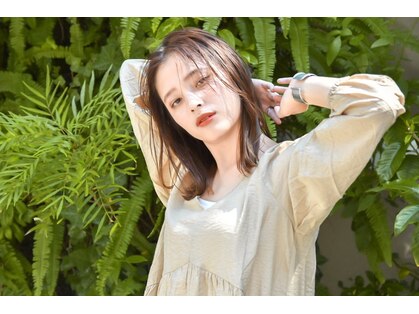 モーブヘアー(mauve hair)の写真