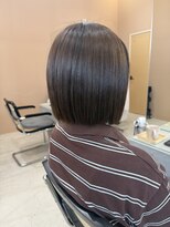 ジジ インターパーク 宇都宮(Gigi)&nbsp;オリーブグレージュ/切りっぱなしボブ/インターパーク