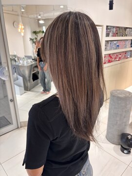 ステラ ヘア デザイン サロン(STELLA hair design salon) 白髪ぼかしハイライト 【由比藤】