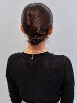 オレンジペコ(orange peco)&nbsp;ヘアアレンジ ヘアセット カチモリ お呼ばれヘア お団子ヘア