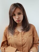 ルティア(Lutia)&nbsp;流しバング ワンレン ベージュカラー★★