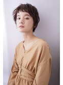 ショートでもふんわりパーマで可愛らしく♪