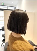 前下がり内巻きボブ