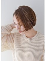 アトリエイトワ(atelier ittowa)&nbsp;前髪パーマ小顔＆ひし形シルエット大人かわいいイメチェン709