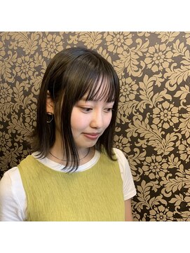 ヘアー コパイン(HAIR COPAIN) イルミナカラー/オリーブカラー/ボブ ［熊本/中央区/上通り］