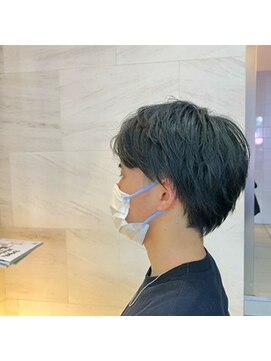 アージェガーデン(AGEE GARDEN) 韓国マッシュ×スモーキーブルーブラック アッシュブラック