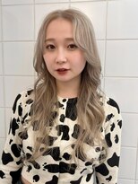 デート 下北沢(DATE)&nbsp;ダブルカラーミルクティーベージュカラーケアブリーチハイトーン