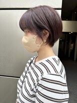 グランドライン(GRAND LINE)&nbsp;GRANDLINE 千崎聖太　可愛いワインレッドショート