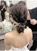 ブライダルヘアセット