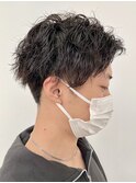 波巻きツイストスパイラルパーマ