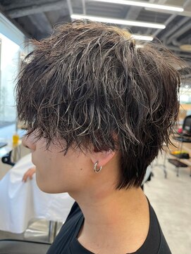 ラヴィズムバイフィフス(LUVISM by fifth) ツイストスパイラルパーマツイストパーマメンズマッシュウルフ