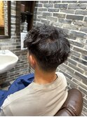 スペインカール/フェード/マッシュパーマ<理容室>[メンズ/眉毛]